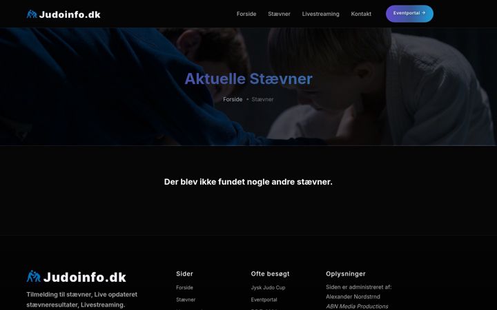 Screenshot of judomatch.com