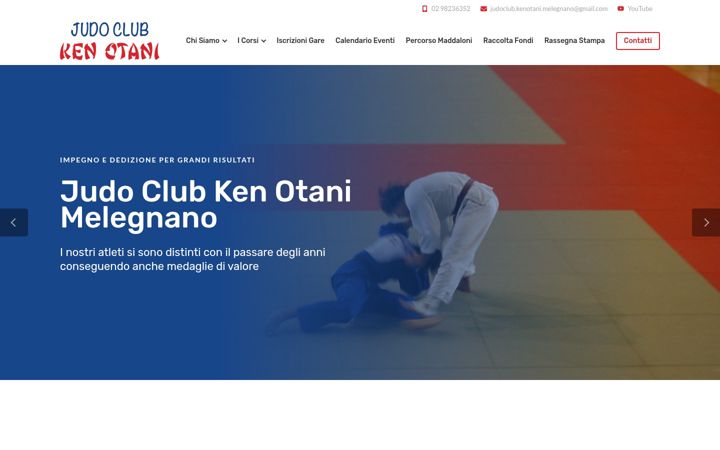 Screenshot of judomelegnano.it