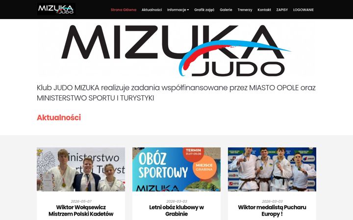 Screenshot of judomizuka.pl
