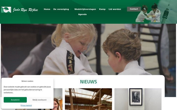 Screenshot of judoryurijkse.nl