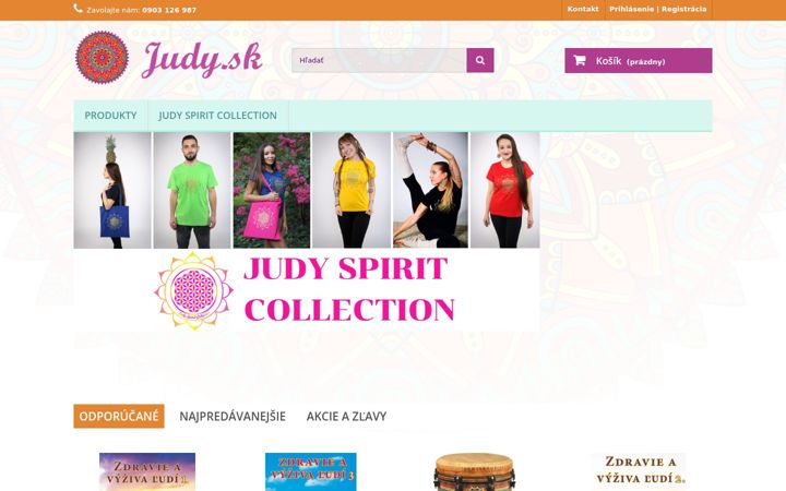 Screenshot of judy.sk