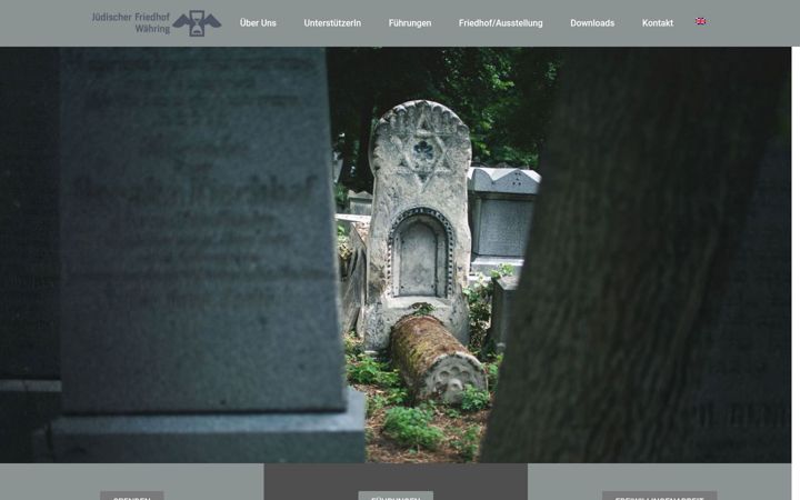 Screenshot of jued-friedhof18.at