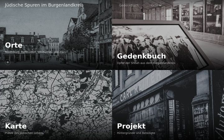 Screenshot of juedische-spuren.de