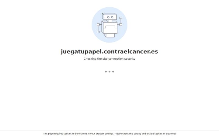 Screenshot ta' juegatupapelcontraelcancerdecolon.es