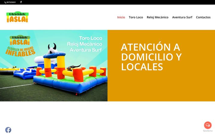 Screenshot of juegosasla.com