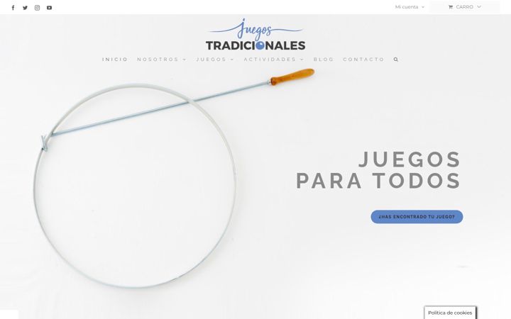 Screenshot of juegostradicionales.es