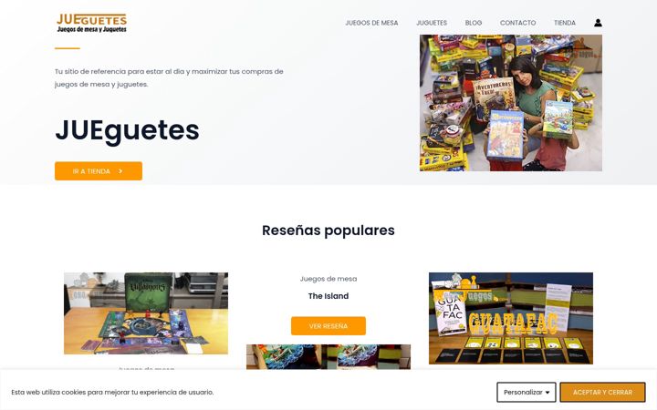 Screenshot of jueguetes.com