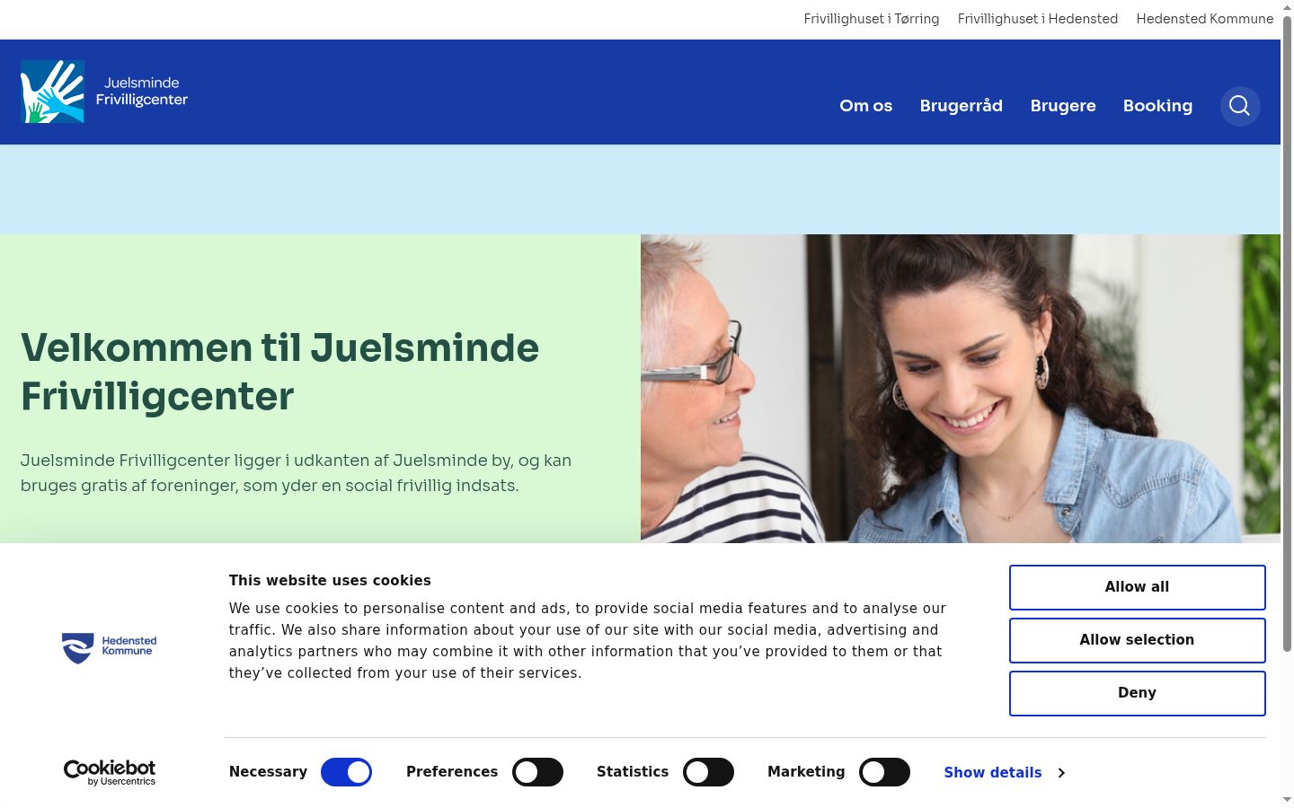 Screenshot tal-banner tal-kunsens muri qabel kwalunkwe interazzjoni