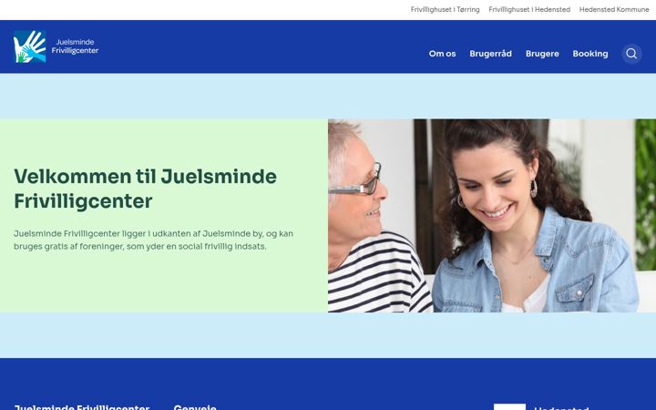Screenshot of juelsminde-frivilligcenter.dk