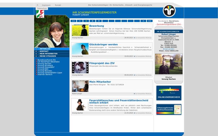 Screenshot of juenger-schornsteinfeger.de