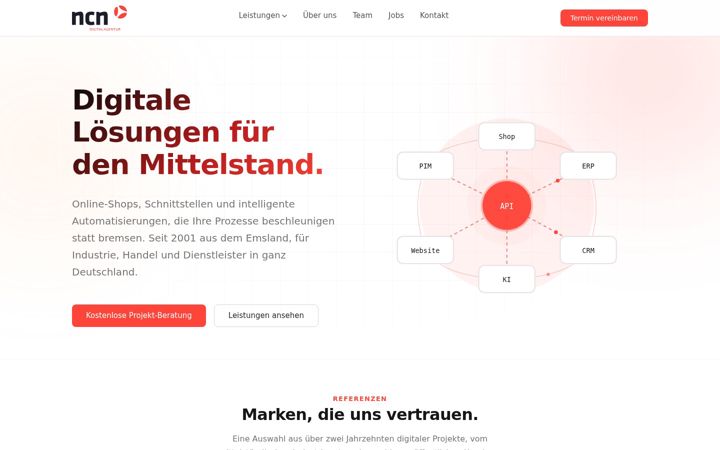 Screenshot of juengerhans.com