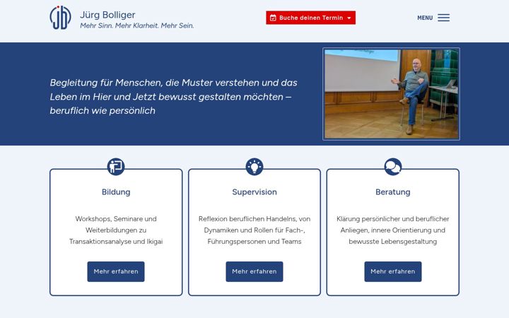 Screenshot of juerg-bolliger.ch