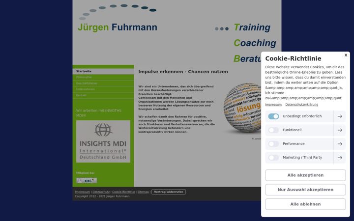 Screenshot of juergen-fuhrmann.com