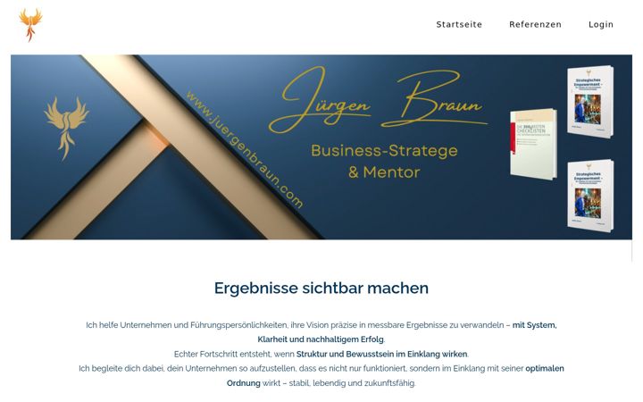 Screenshot of juergenbraun.com