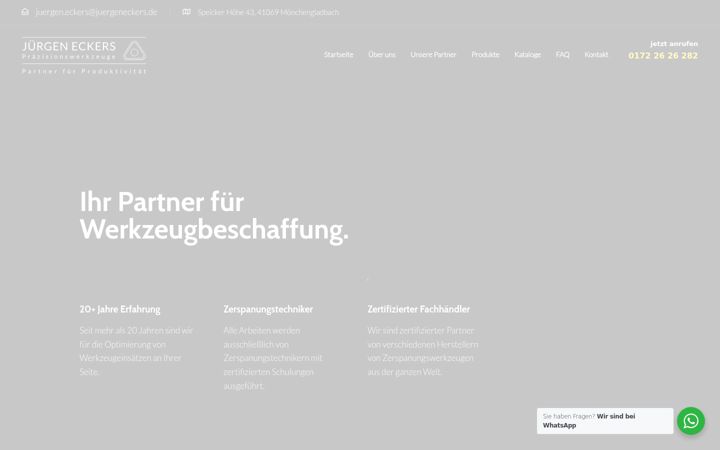 Screenshot of juergeneckers.de