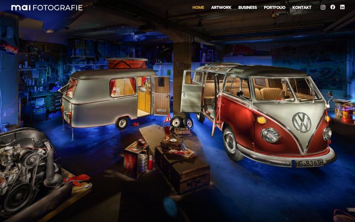 Screenshot of juergenmai.com