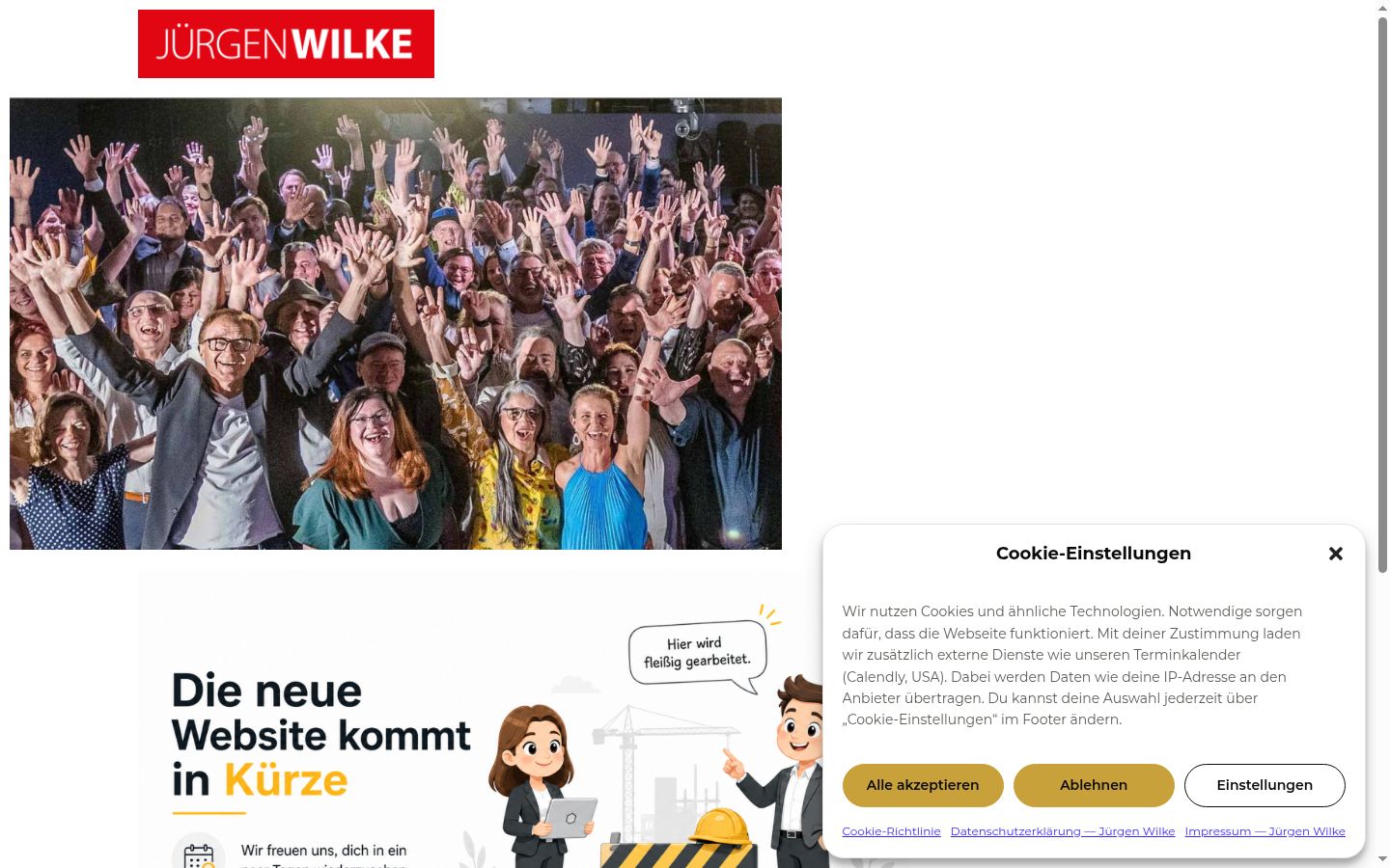 Snímek obrazovky baneru souhlasu zobrazeného před jakoukoli interakcí