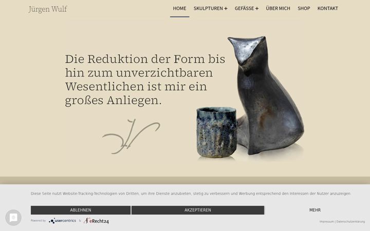 Screenshot of juergenwulf.de