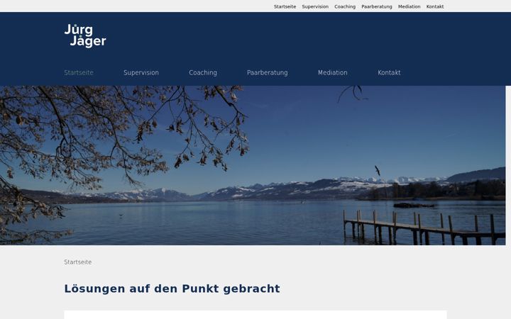 Screenshot of juergjaeger.ch