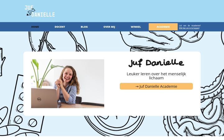 Screenshot of jufdanielle.com