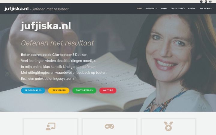 Screenshot of jufjiska.nl