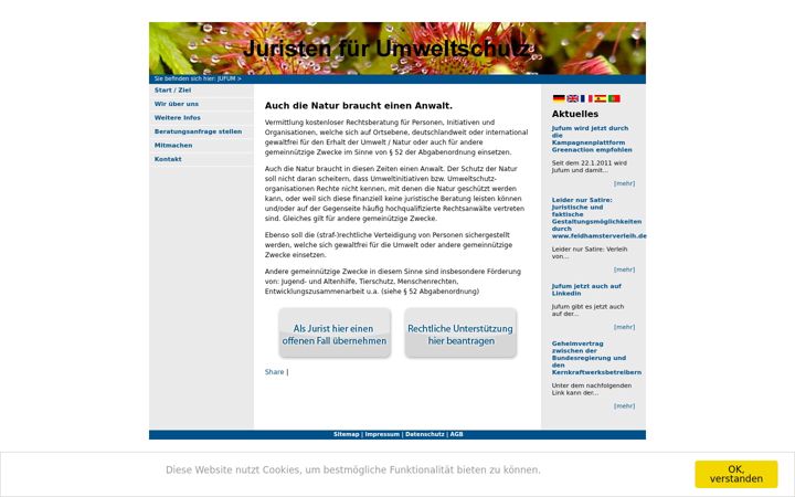 Screenshot of jufum.org