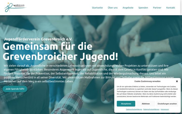 Screenshot of jugendfoerderverein-gv.de
