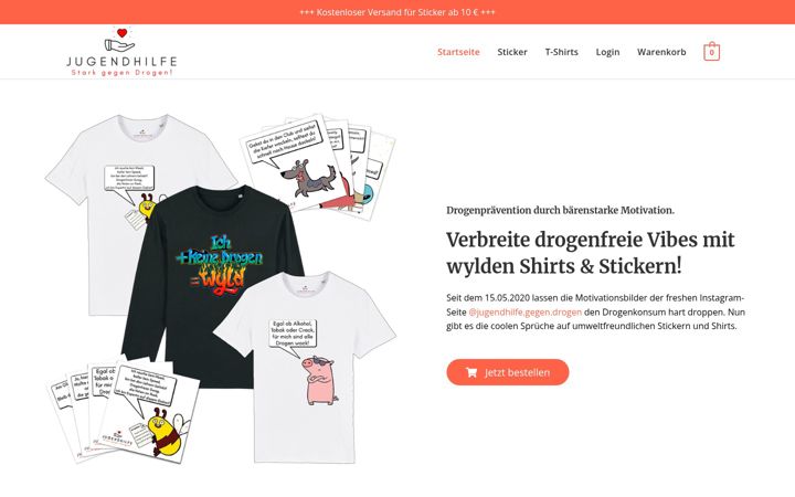 Screenshot of jugendhilfe-gegen-drogen.de