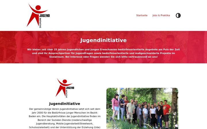 Screenshot of jugendinitiative.at