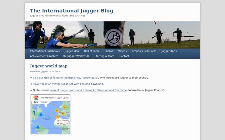 Screenshot of juggerblog.net
