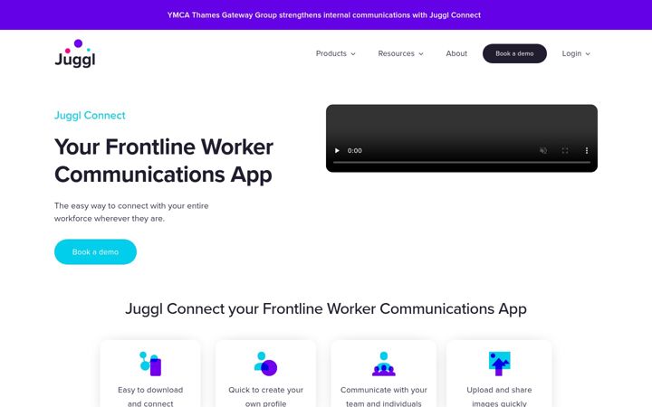 Screenshot of juggl.co.uk