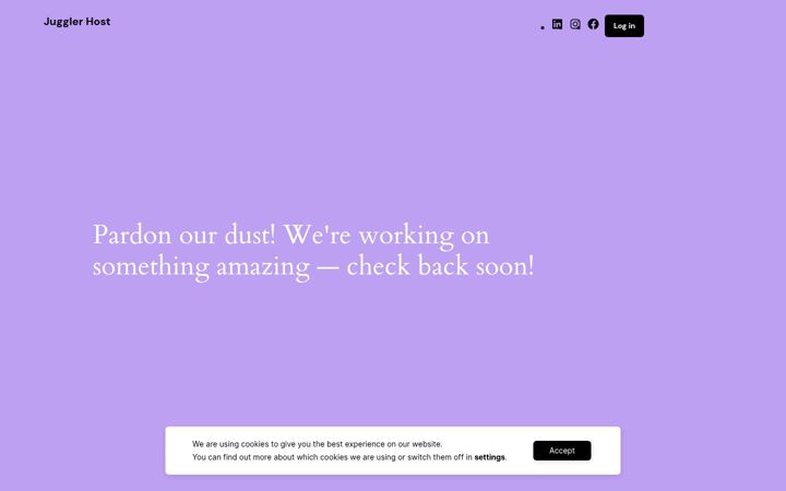 Screenshot of jugglerhost.com