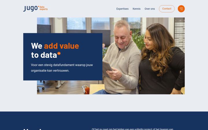 Screenshot of jugo.nl