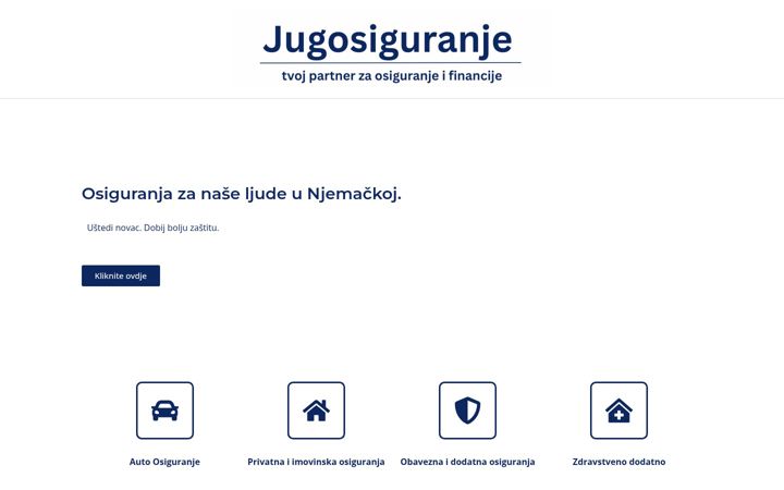 Screenshot of jugosiguranje.de
