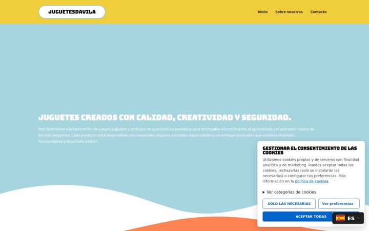Screenshot of juguetesdavila.com