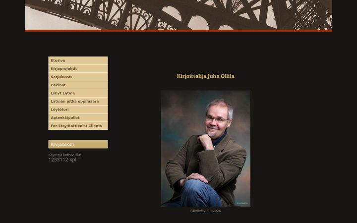 Screenshot of juhaollila.net