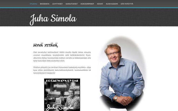 Screenshot of juhasimola.com