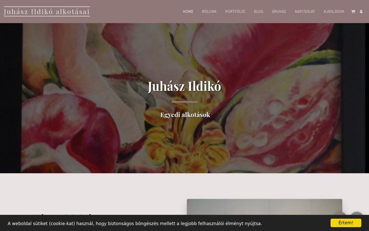 Screenshot of juhaszildiko-kep.com