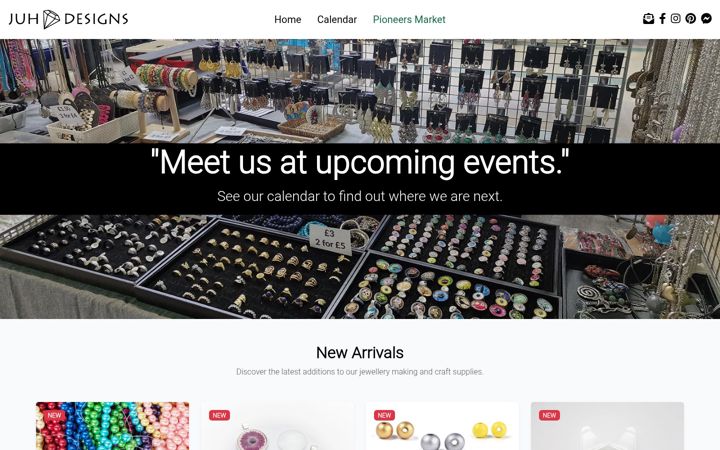 Screenshot of juhdesigns.com