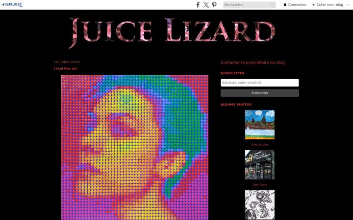 Screenshot of juicelizard.com