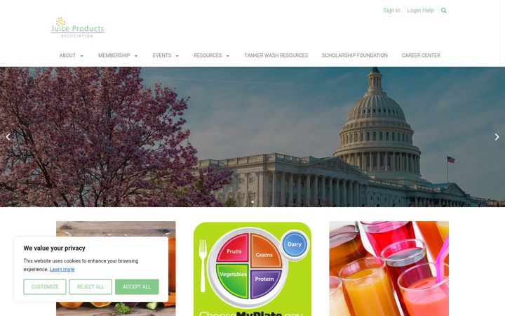 Screenshot of juiceproducts.org