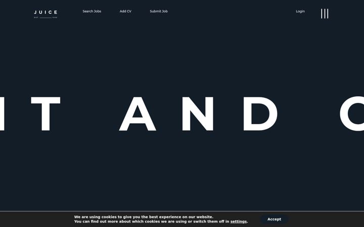 Screenshot of juicerecruitment.com