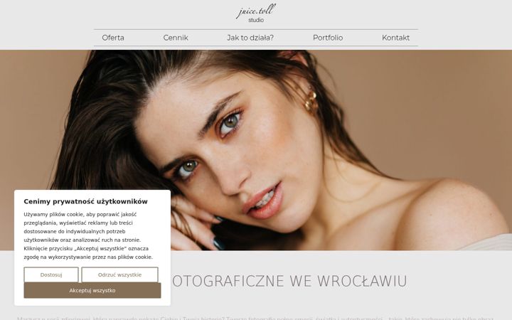 Screenshot of juicetollstudio.pl