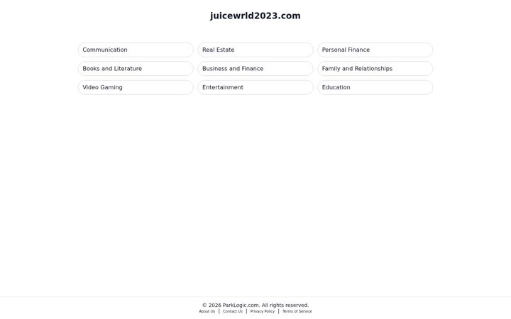 Screenshot of juicewrld2023.com