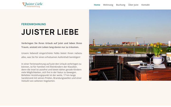 Screenshot of juister-liebe.de