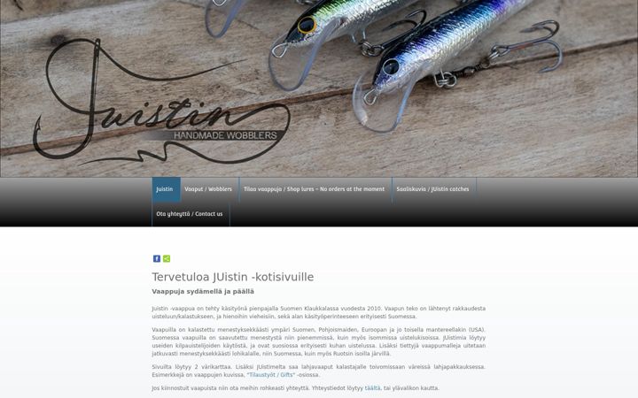 Screenshot of juistin.net