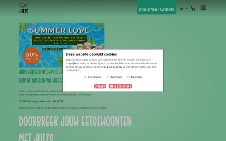 Screenshot of juizs.nl