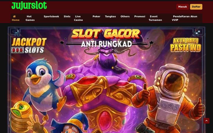 Screenshot of jujurslot.net