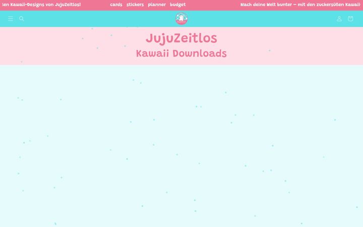 Screenshot of jujuzeitlos.com