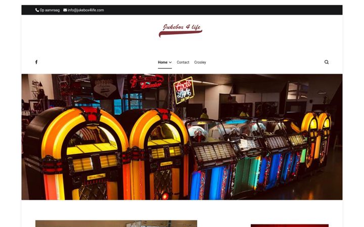 Screenshot of jukebox4life.com